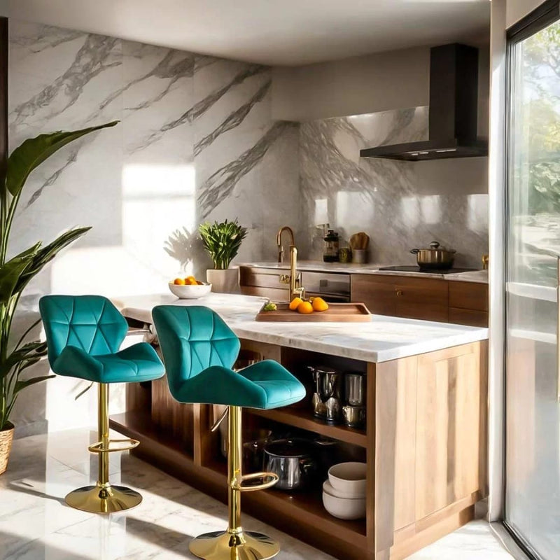 SCAUN DE BAR DIN CATIFEA ABS 148 - EScaune