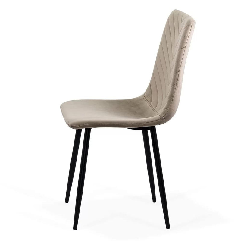 SCAUN LIVING DIN CATIFEA CU PICIOARE NEGRE BUC 208 - EScaune