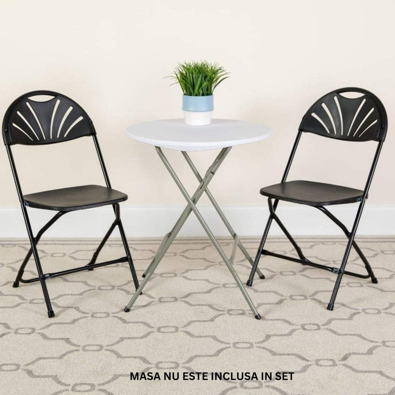 Set 2 Scaune pliante Hercules Rezistente 300 de KG - EScaune