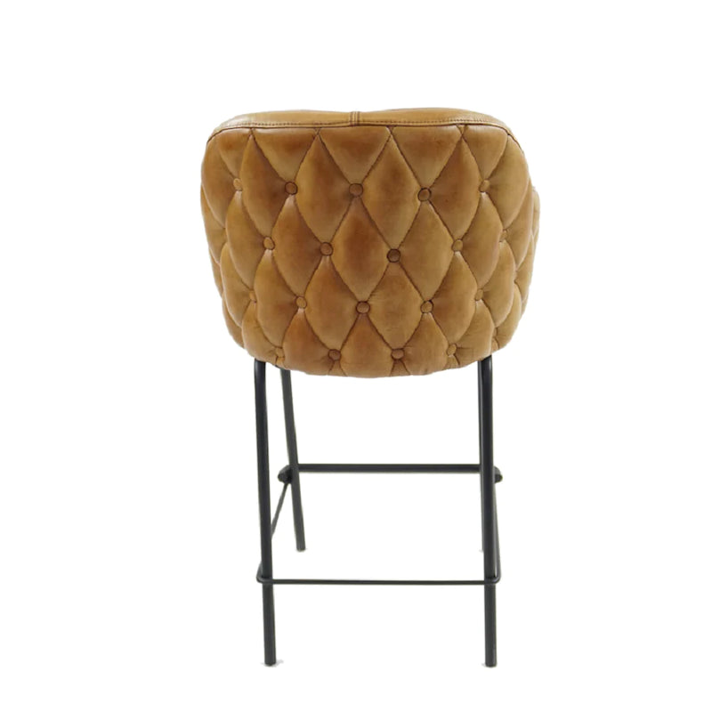 SCAUN DE BAR DIN PIELE DE BIVOL DELIO 65 - EScaune