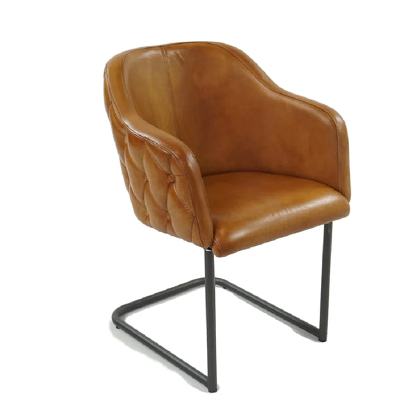 SCAUN DIN PIELE PENTRU LIVING ENZO - EScaune