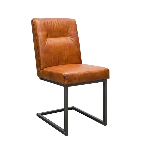 SCAUN DINING DIN PIELE DE BIVOL INDU DUPO - EScaune