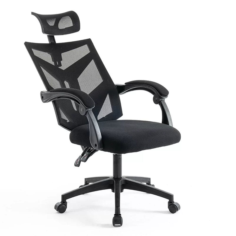 Scaun gaming din mesh, cu tetiera, ergonomic OFF 434 - EScaune