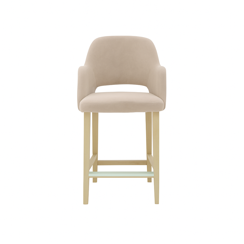 Scaun bar catifea | model APRIL