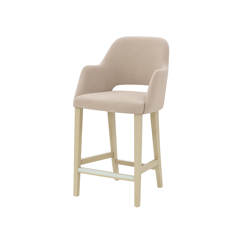 Scaun bar catifea | model APRIL