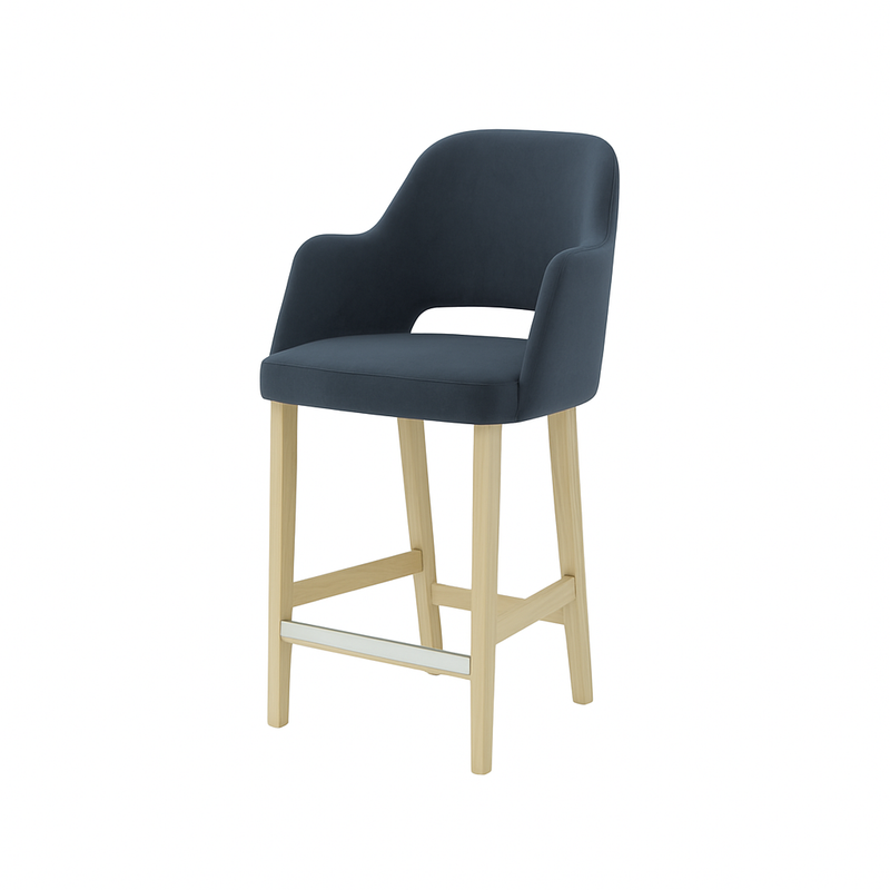 Scaun bar catifea | model APRIL