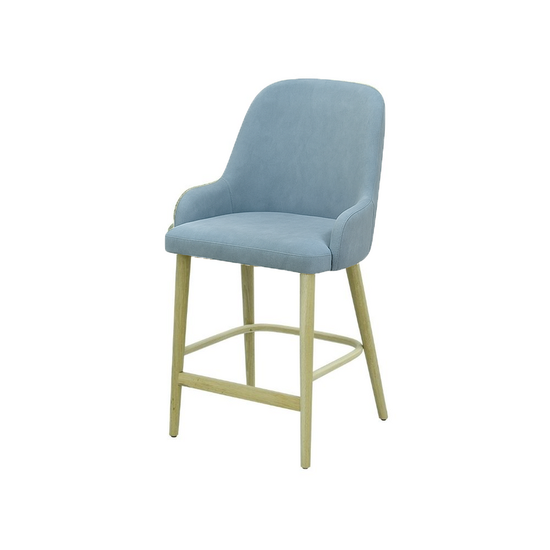 Scaun bar catifea GALBENA | model ROCCO