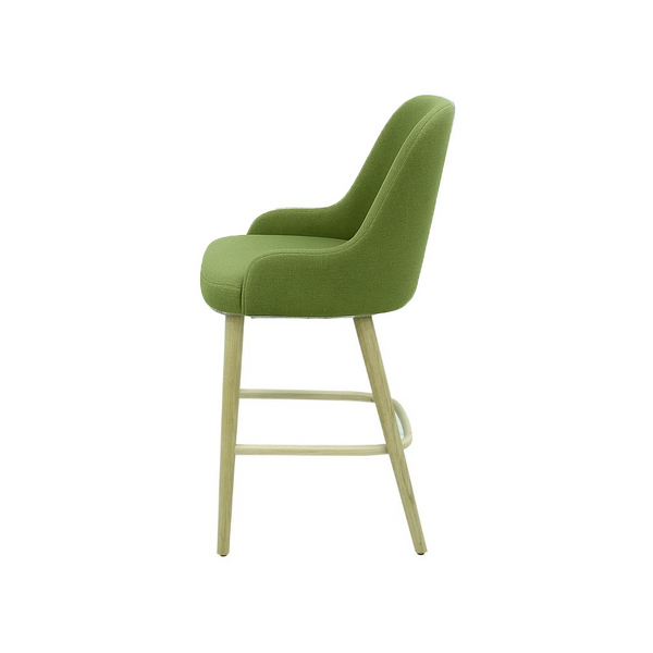 Scaun bar catifea VERDE | model ROCCO