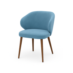 Scaun catifea ALBASTRA | model CAPRICE