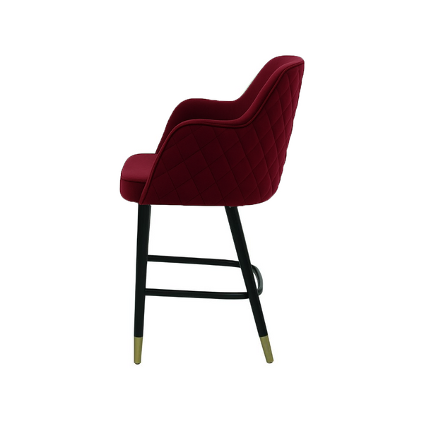 Scaun bar catifea BORDO | model PINO X