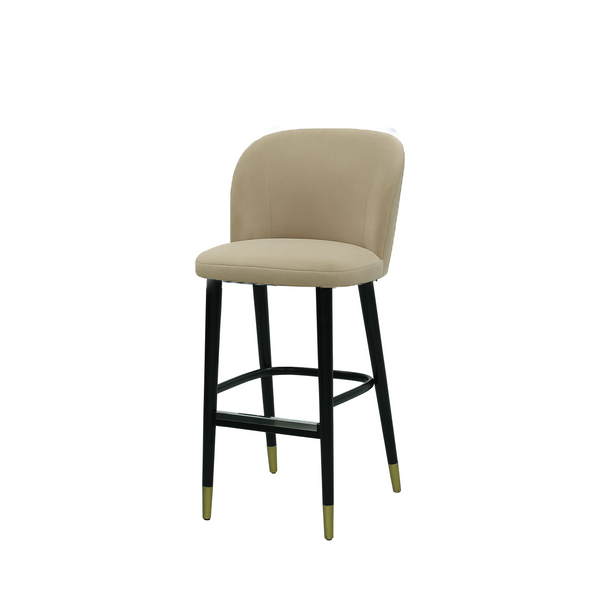 Scaun bar catifea BEJ | model SAM