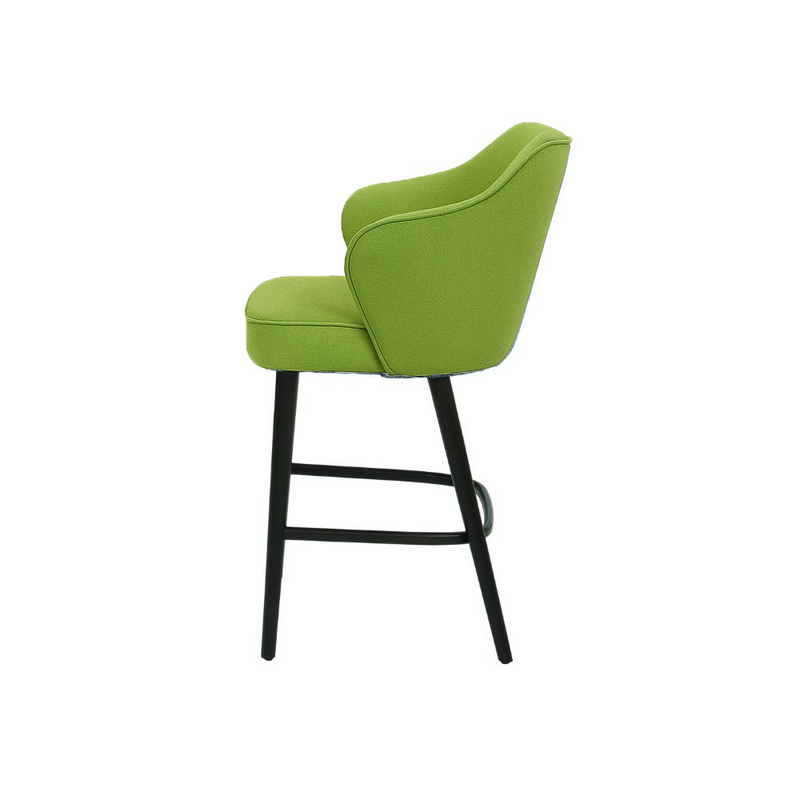 Scaun bar catifea VERDE | model ZEUS