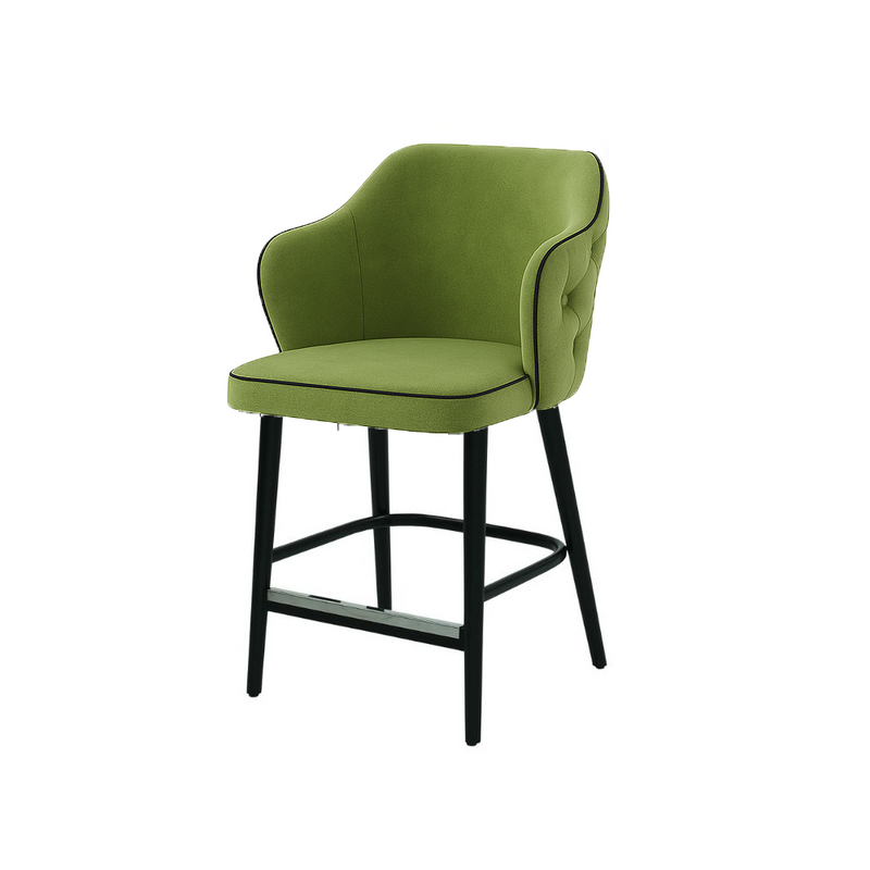 Scaun bar catifea ALBASTRA | model ZOE