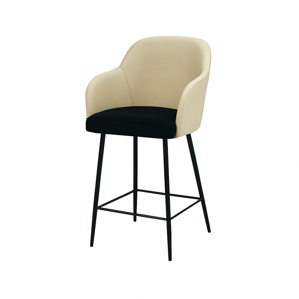 Scaun bar piele BEJ | model ALEX