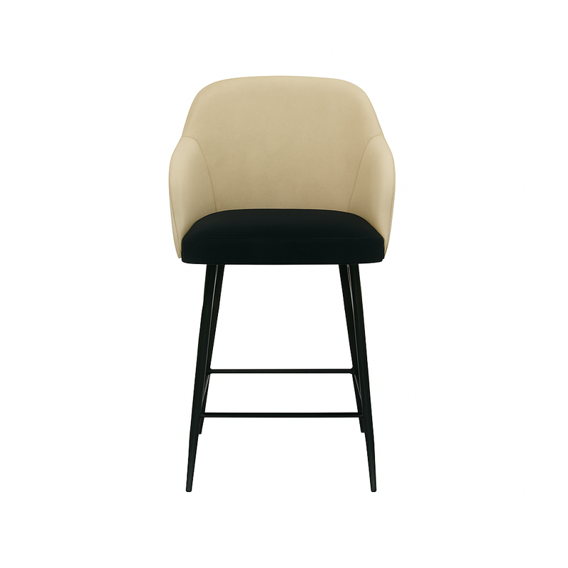 Scaun bar piele BEJ | model ALEX