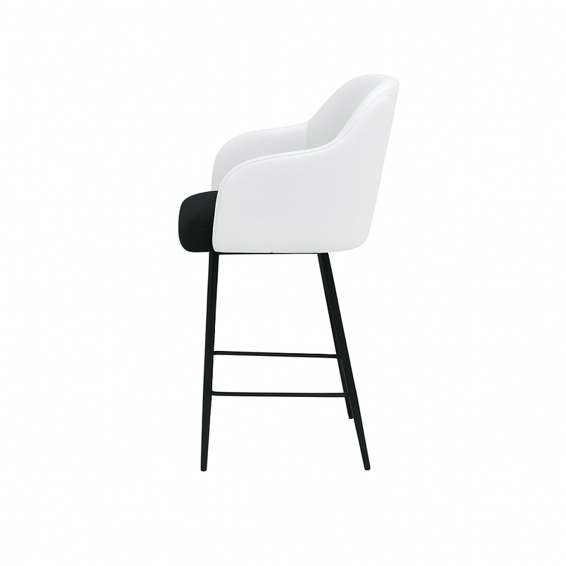 Scaun bar piele BEJ | model ALEX