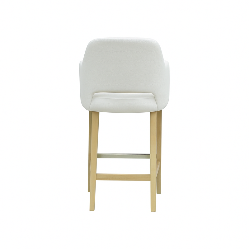 Scaun bar piele GALBENA | model APRIL