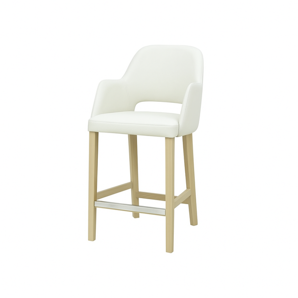 Scaun bar piele ALBA | model APRIL