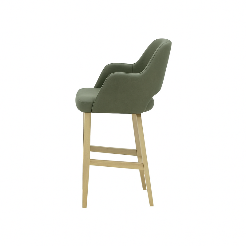 Scaun bar piele ALBA | model APRIL