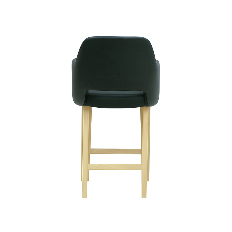 Scaun bar piele VERDE | model APRIL