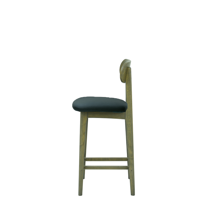 Scaun bar piele BEJ | model CLEO