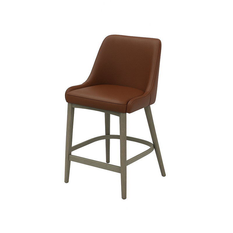Scaun bar piele ALBA | model GINA