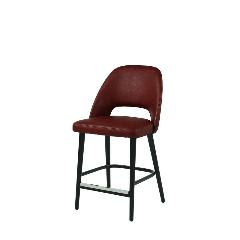 Scaun bar piele ALBASTRA | model GABE