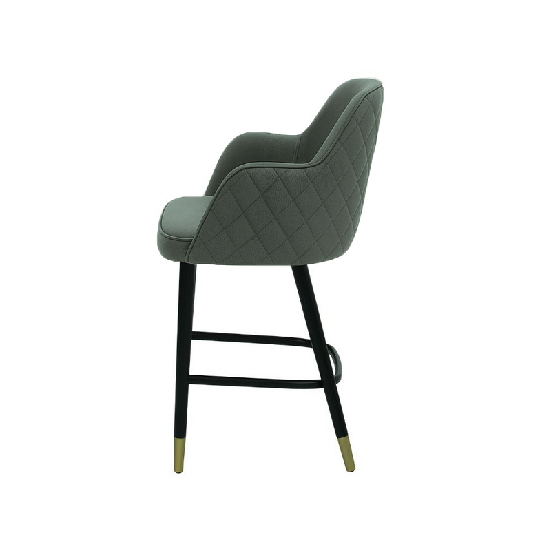 Scaun bar piele VERDE | model PINO X