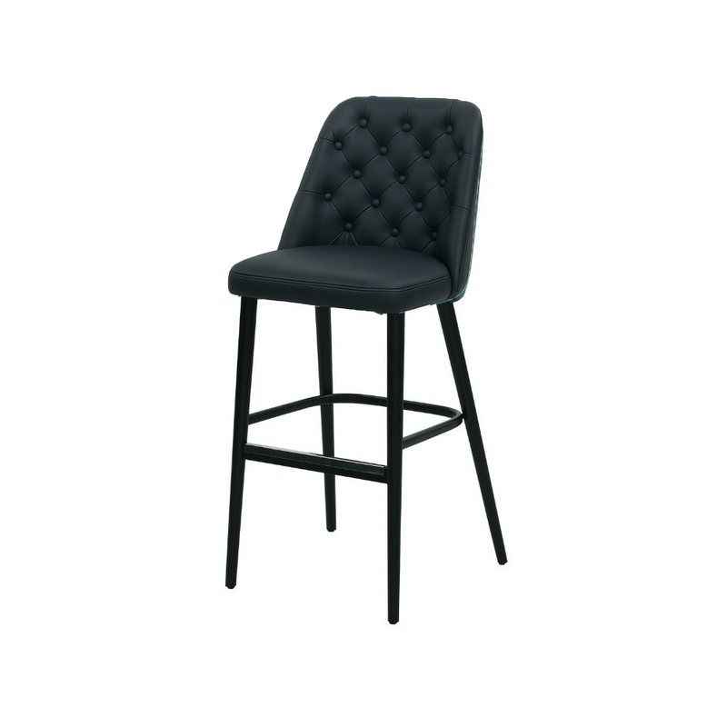 Scaun bar piele VERDE | model SCOT