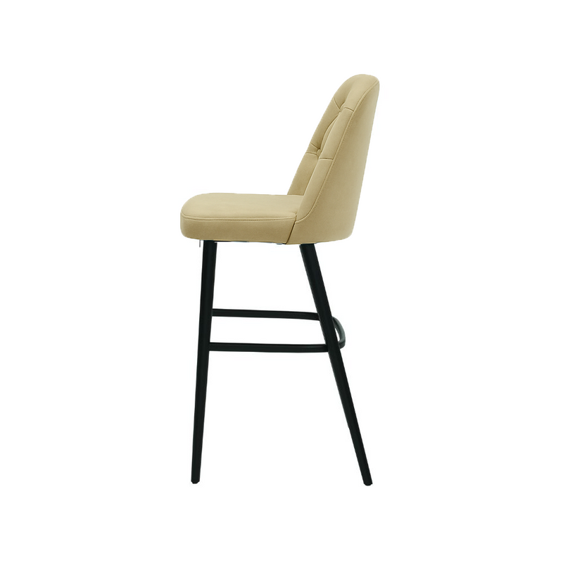 Scaun bar piele VERDE | model SCOT