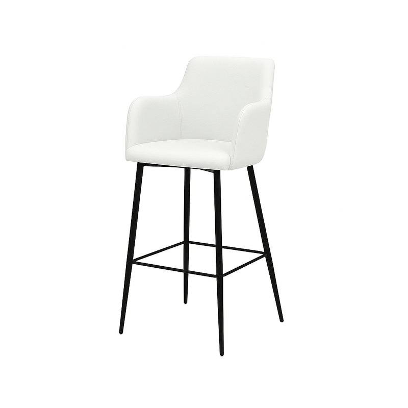 Scaun bar piele GALBENA | model SINDY