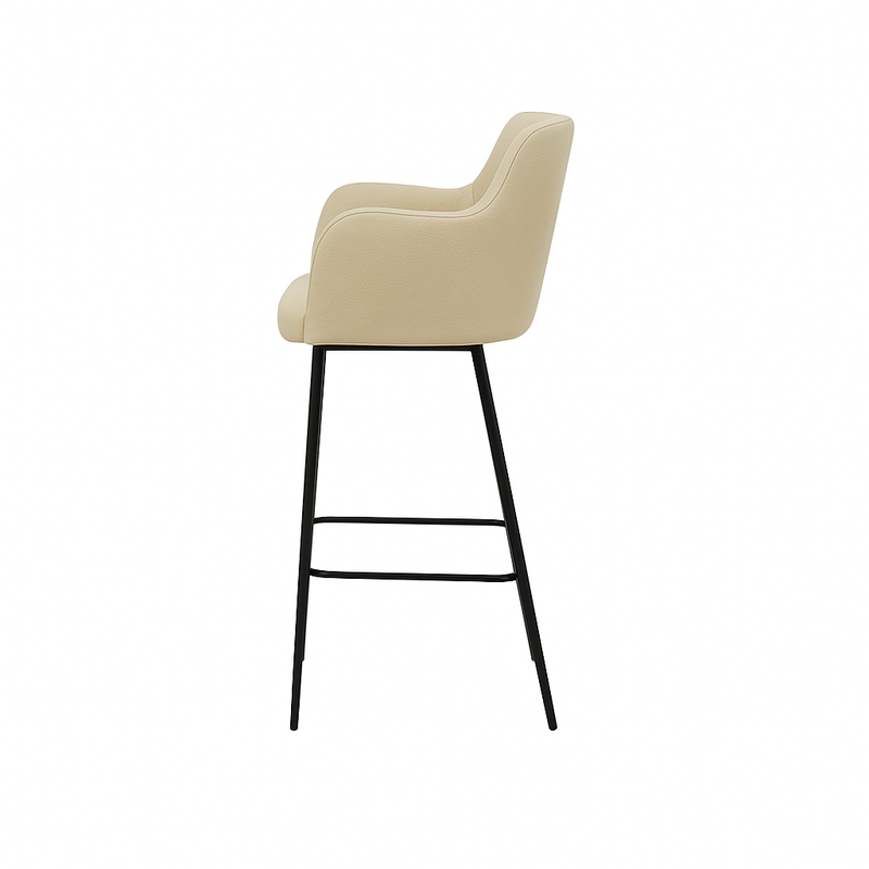 Scaun bar piele ALBASTRA | model SINDY