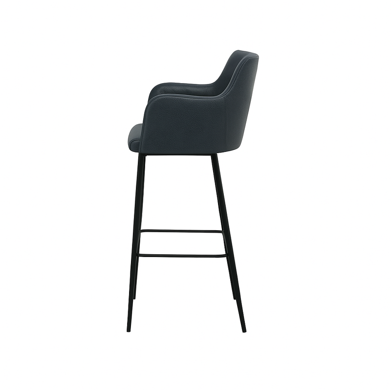 Scaun bar piele ALBASTRA | model SINDY