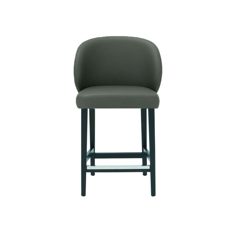 Scaun bar piele naturala BEJ | model CAPRICE