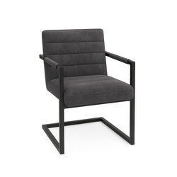 Scaun catifea GRI | model BADSAAL 4STARR