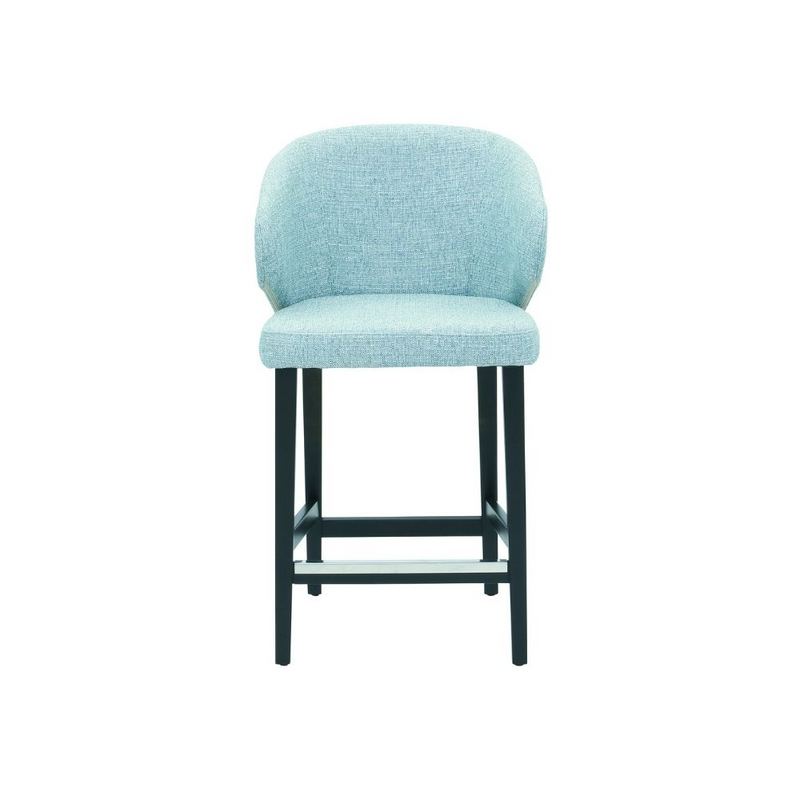 Scaun insula albastru deschis din material sau piele ✔ model CAPRICE