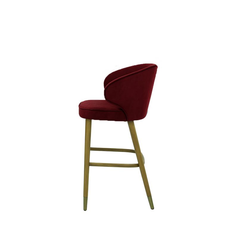 Scaun insula catifea BORDO | model CAPRICE