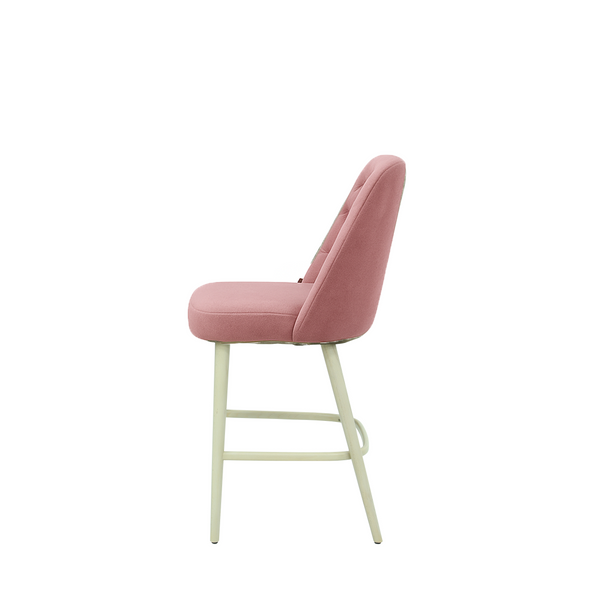 Scaun insula catifea ROZ | model SCOT