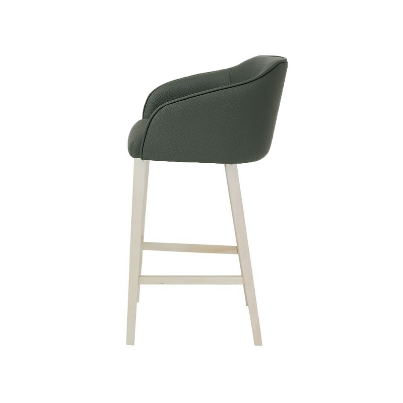 Scaun bar piele ALBA | model CROCO