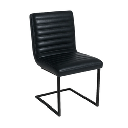 Scaun piele NEAGRA | model INDU WAVE SA