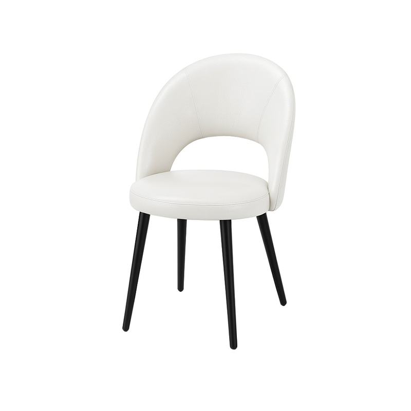 Scaun piele GALBENA | model RON