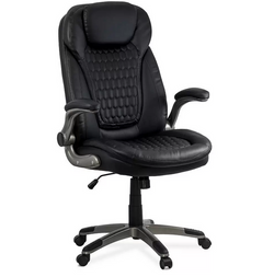 Scaun directorial cu arcuri rezistent 130 KG OFF 320 negru - EScaune