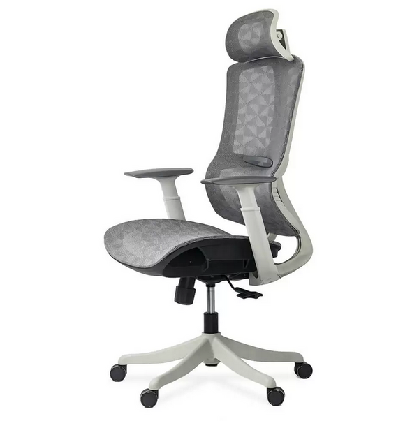 Scaun de birou ergonomic cu tetiera reglabila SYYT 9511 gri - EScaune