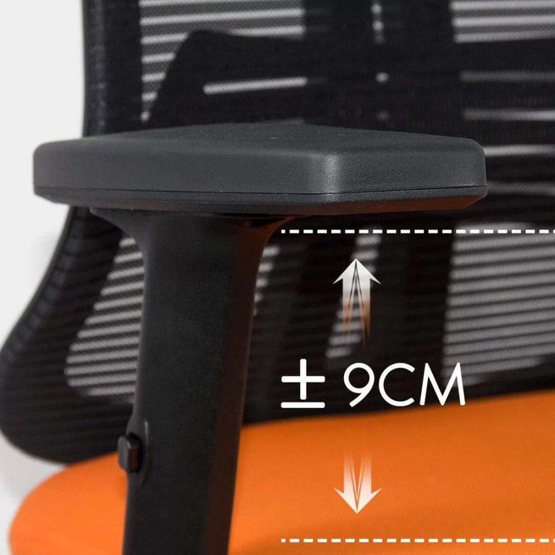 SCAUN ERGONOMIC DIN PLASA CU TETIERA SI BRATE REGLABILE OFF 402 - EScaune