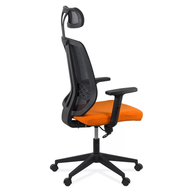 SCAUN ERGONOMIC DIN PLASA CU TETIERA SI BRATE REGLABILE OFF 402 - EScaune