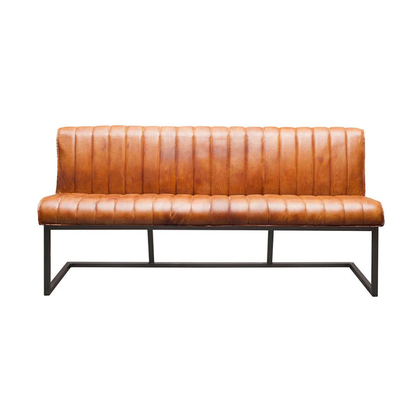 BANCA DINING DIN PIELE DE BIVOL STIL INDUSTRIAL IVY - EScaune