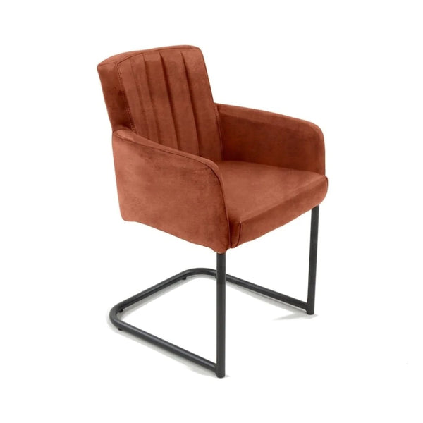 SCAUN DIN CATIFEA VIOLA - EScaune