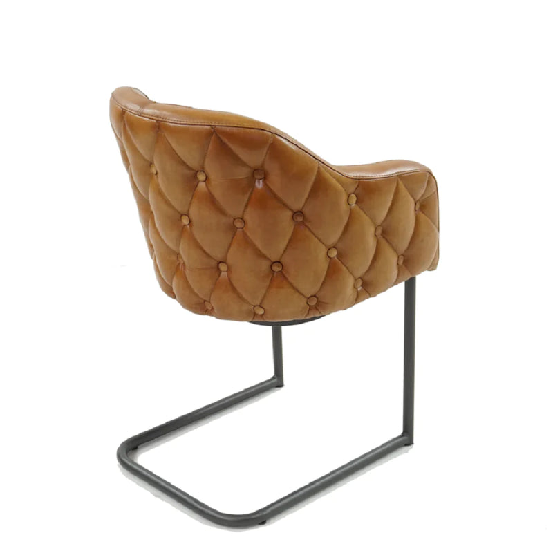 SCAUN DIN PIELE PENTRU LIVING ENZO - EScaune