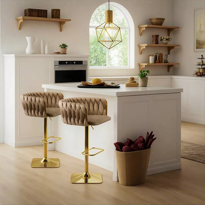 Scaun bar ABS 118P – Design Luxos, Tapițerie Premium - EScaune