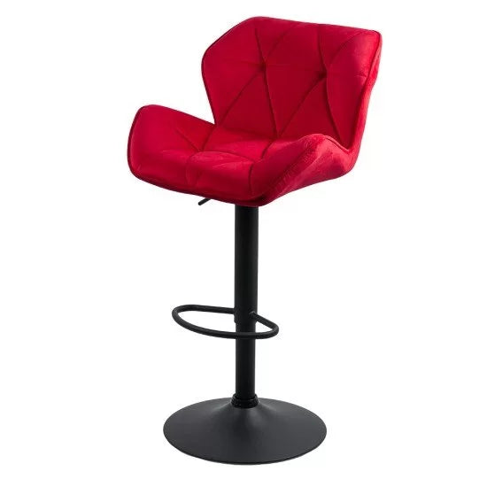 Scaun de bar din catifea ABS 149